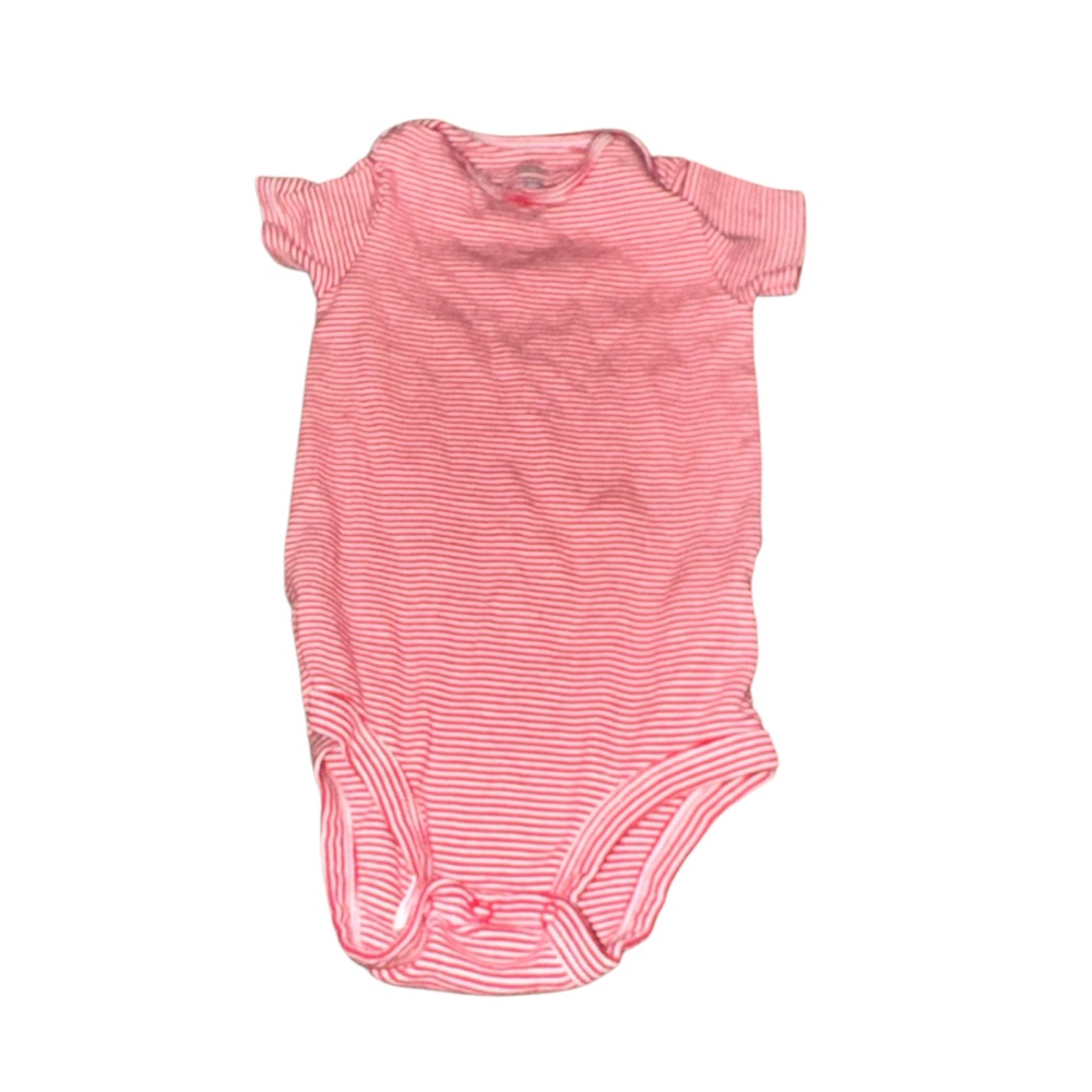 Carter's Red And White Baby Casual Onesie